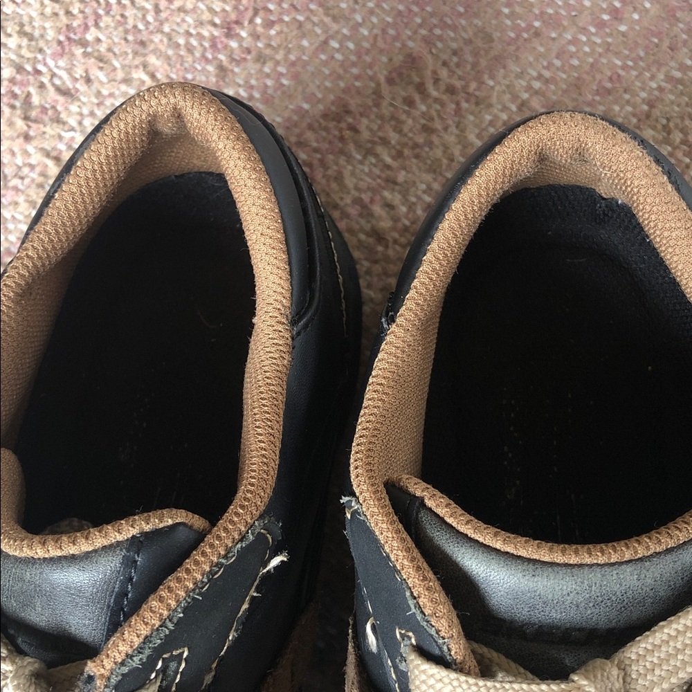 Skechers Men’s Diameter Vassell Brown and Black Leather Casual Sneakers size 9 - Picture 3 of 10